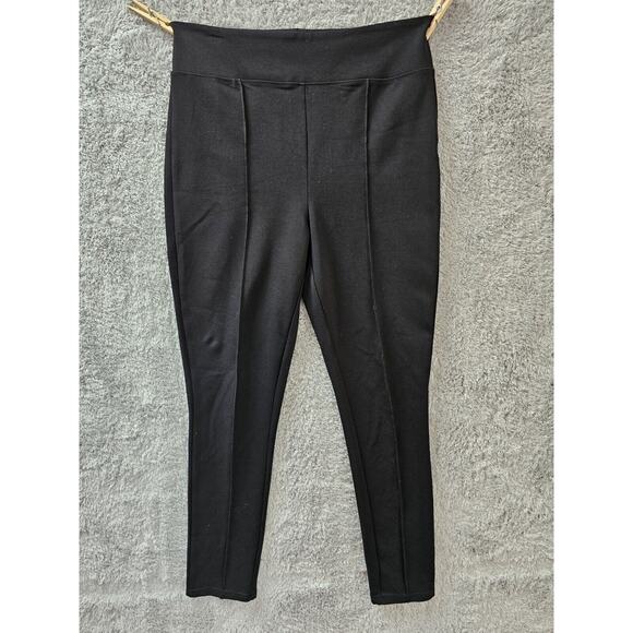 NEW KENDALL + KYLIE Black High-Rise Dress Leggings Pants Large W30 - Picture 1 of 2